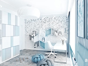 aranżacja pokoju dziecięcego w kolorze niebieskim - zdjęcie od ARTDESIGN architektura wnętrz