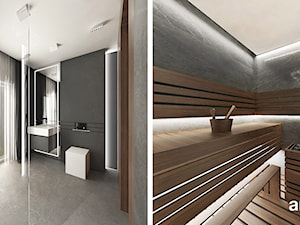 projekt łazienki z sauną - zdjęcie od ARTDESIGN architektura wnętrz