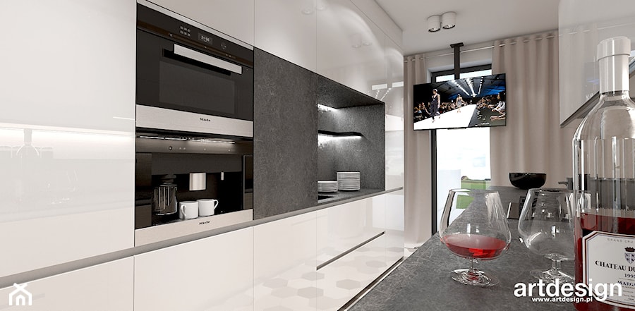 OVER THE MOON | II | Wnętrza domu - Kuchnia, styl nowoczesny - zdjęcie od ARTDESIGN architektura wnętrz