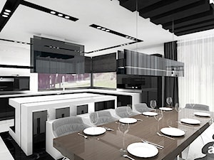 kuchnia połączona z jadalnią - zdjęcie od ARTDESIGN architektura wnętrz