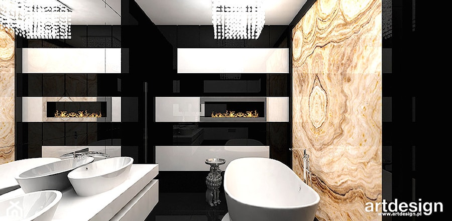aranżacja nowoczesnej łazienki - zdjęcie od ARTDESIGN architektura wnętrz