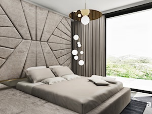 beżowa aranżacja sypialni - zdjęcie od ARTDESIGN architektura wnętrz