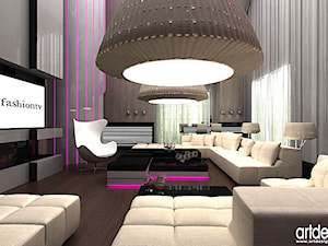 luksusowy salon z rezydencją - zdjęcie od ARTDESIGN architektura wnętrz