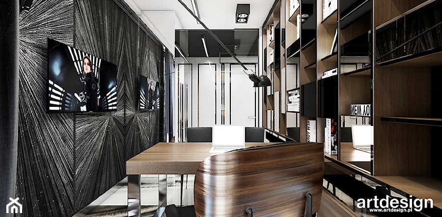 WELCOME TO THE JUNGLE | I | Wnętrza apartamentu - Biuro, styl nowoczesny - zdjęcie od ARTDESIGN architektura wnętrz