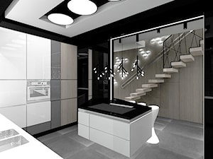 wyspa w kuchni - projektowanie wnętrza - zdjęcie od ARTDESIGN architektura wnętrz