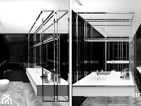 Aranżacje wnętrz - Łazienka: łazienka w nowoczesnym stylu - ARTDESIGN architektura wnętrz. Przeglądaj, dodawaj i zapisuj najlepsze zdjęcia, pomysły i inspiracje designerskie. W bazie mamy już prawie milion fotografii!