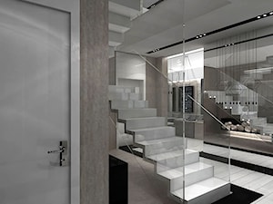hol i schody w nowoczesnym domu - zdjęcie od ARTDESIGN architektura wnętrz