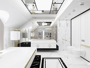 HIGH LIFE | II | Sypialnia z łazienką i garderobą - Łazienka, styl nowoczesny - zdjęcie od ARTDESIGN architektura wnętrz