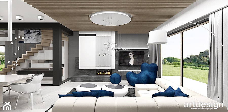 NATURALLY PERFECT | Wnętrze domu - Salon, styl nowoczesny - zdjęcie od ARTDESIGN architektura wnętrz
