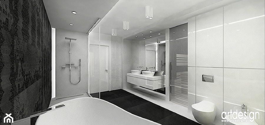 aranżacje wnętrz łazienek - zdjęcie od ARTDESIGN architektura wnętrz