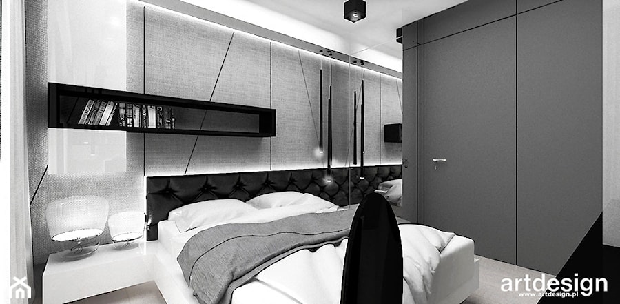 LOOK #30 | Wnętrza apartamentu - Sypialnia, styl nowoczesny - zdjęcie od ARTDESIGN architektura wnętrz
