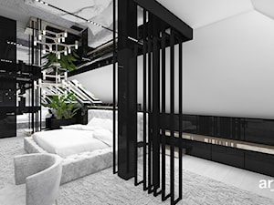 projekt sypialni na poddaszu - zdjęcie od ARTDESIGN architektura wnętrz