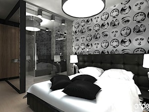 aranżacja sypialni z łazienką - zdjęcie od ARTDESIGN architektura wnętrz