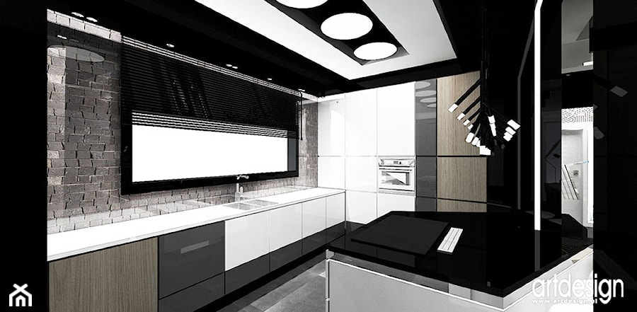 aranżacje nowoczesnych kuchni - zdjęcie od ARTDESIGN architektura wnętrz