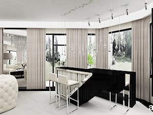 barek w salonie - projekt - zdjęcie od ARTDESIGN architektura wnętrz