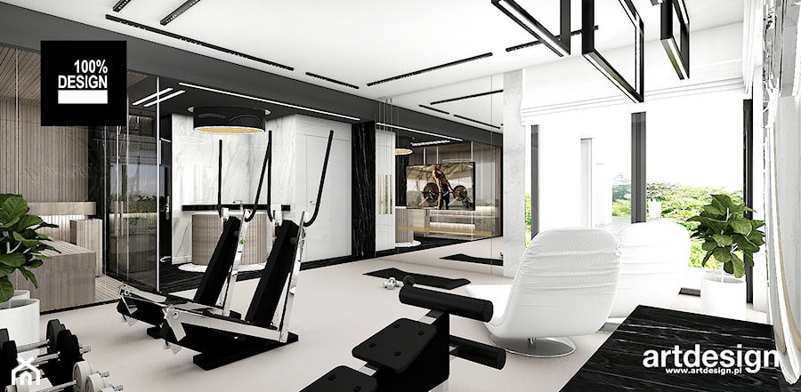 Domowe spa i fitness - zdjęcie od ARTDESIGN architektura wnętrz