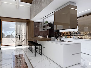 nowoczesna kuchnia w rezydencji - zdjęcie od ARTDESIGN architektura wnętrz