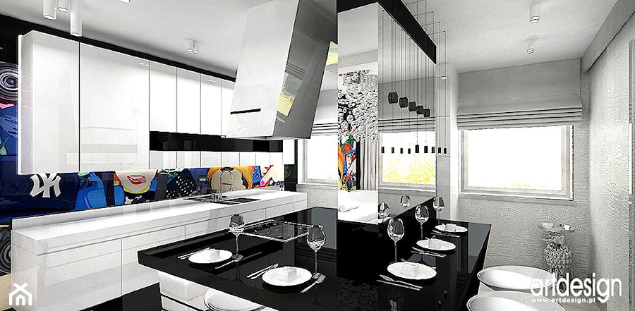 projektowanie kuchni - wnętrza i meble - zdjęcie od ARTDESIGN architektura wnętrz