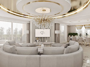 Salon w luksusowym domu - zdjęcie od ARTDESIGN architektura wnętrz
