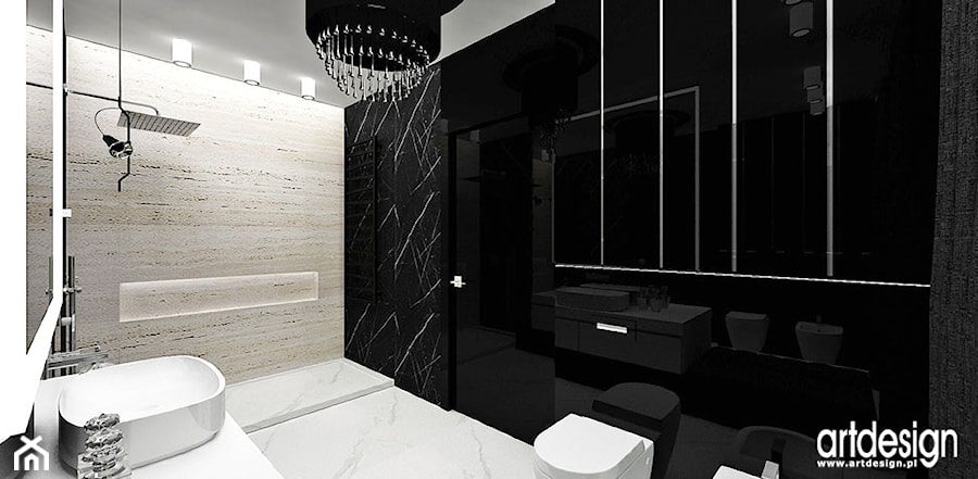 projektanci wnętrz łazienek - zdjęcie od ARTDESIGN architektura wnętrz