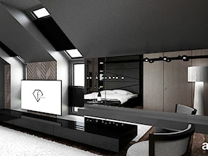 nowoczesna sypialnia wnętrza - zdjęcie od ARTDESIGN architektura wnętrz