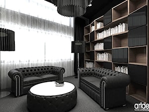 domowa biblioteka, gabinet - projekty wnętrz - zdjęcie od ARTDESIGN architektura wnętrz