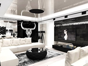 VICIOUS CIRCLE | Wnętrza apartamentu - Salon, styl nowoczesny - zdjęcie od ARTDESIGN architektura wnętrz