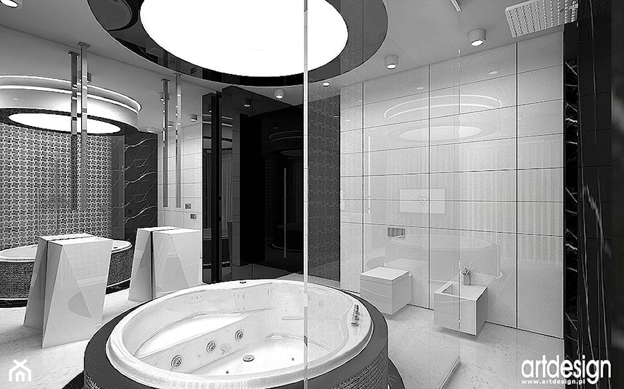 projekty luksusowych łazienek - zdjęcie od ARTDESIGN architektura wnętrz