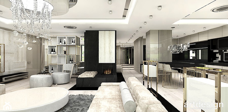 ON CLOUD NINE | I | Wnętrza domu - Salon, styl nowoczesny - zdjęcie od ARTDESIGN architektura wnętrz