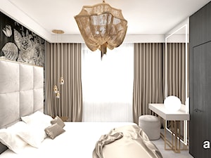 CATCH THE WIND | II | Wnętrza domu - Średnia biała sypialnia, styl nowoczesny - zdjęcie od ARTDESIGN architektura wnętrz
