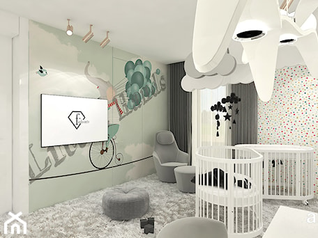 Aranżacje wnętrz - Pokój dziecka: projekt pokoju niemowlęcego - ARTDESIGN architektura wnętrz. Przeglądaj, dodawaj i zapisuj najlepsze zdjęcia, pomysły i inspiracje designerskie. W bazie mamy już prawie milion fotografii!