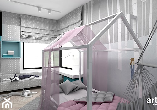 LIKE A DUCK TO WATER | II | Wnętrza domu - Mały szary pokój dziecka dla dziecka dla nastolatka dla chłopca dla dziewczynki, styl nowoczesny - zdjęcie od ARTDESIGN architektura wnętrz