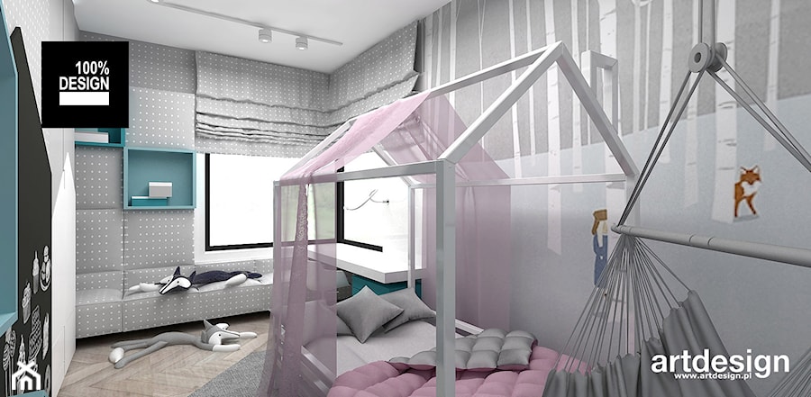 LIKE A DUCK TO WATER | II | Wnętrza domu - Mały szary pokój dziecka dla dziecka dla nastolatka dla chłopca dla dziewczynki, styl nowoczesny - zdjęcie od ARTDESIGN architektura wnętrz