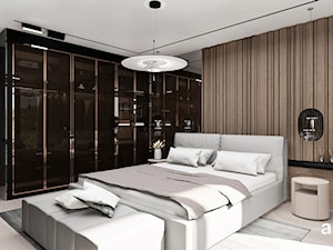 Ciepły wystrój sypialni - zdjęcie od ARTDESIGN architektura wnętrz