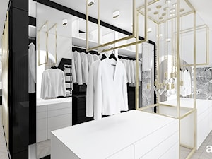 HIGH LIFE | II | Sypialnia z łazienką i garderobą - Garderoba, styl nowoczesny - zdjęcie od ARTDESIGN architektura wnętrz