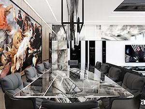 WELCOME TO THE JUNGLE | I | Wnętrza apartamentu - Jadalnia, styl nowoczesny - zdjęcie od ARTDESIGN architektura wnętrz