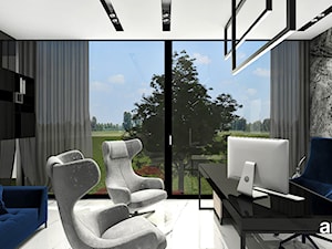 Eleganckie biuro w domu - zdjęcie od ARTDESIGN architektura wnętrz