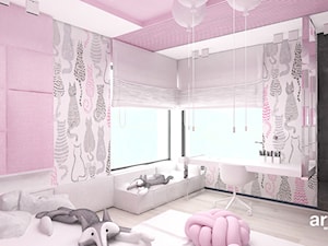 LITTLE BY LITTLE | II | Wnętrza domu - Średni różowy pokój dziecka dla dziecka dla nastolatka dla dziewczynki, styl nowoczesny - zdjęcie od ARTDESIGN architektura wnętrz