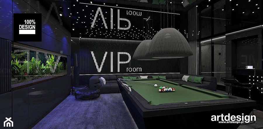 VIP room - pokój imprez - zdjęcie od ARTDESIGN architektura wnętrz