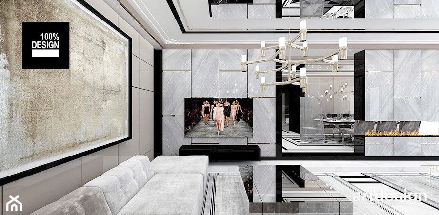 SOTTO VOCE | I | Wnętrza domu - Salon, styl nowoczesny - zdjęcie od ARTDESIGN architektura wnętrz