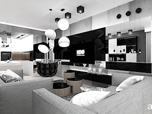 LOOK #30 | Wnętrza apartamentu - Salon, styl nowoczesny - zdjęcie od ARTDESIGN architektura wnętrz