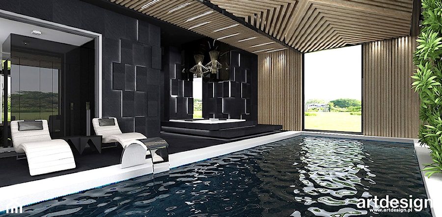 Luksusowy dom z basenem - zdjęcie od ARTDESIGN architektura wnętrz