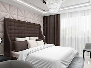 IN THE HEAT OF THE MOMENT | Wnętrza domu - Mała biała szara sypialnia, styl nowoczesny - zdjęcie od ARTDESIGN architektura wnętrz