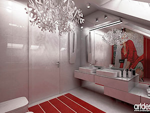 aranżacja łazienki na poddaszu - zdjęcie od ARTDESIGN architektura wnętrz