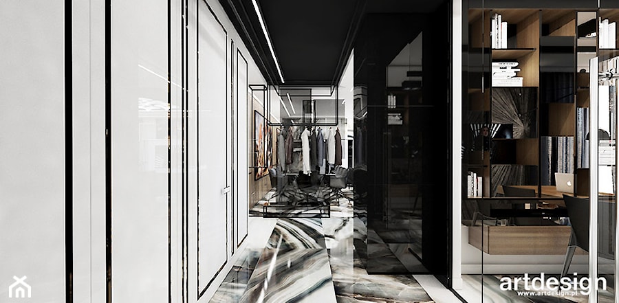 WELCOME TO THE JUNGLE | I | Wnętrza apartamentu - Hol / przedpokój, styl nowoczesny - zdjęcie od ARTDESIGN architektura wnętrz