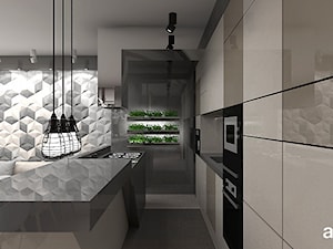 FIRST IMPRESSIONS | Wnętrza apartamentu - Kuchnia, styl nowoczesny - zdjęcie od ARTDESIGN architektura wnętrz