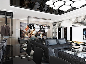 WELCOME TO THE JUNGLE | I | Wnętrza apartamentu - Salon, styl nowoczesny - zdjęcie od ARTDESIGN architektura wnętrz