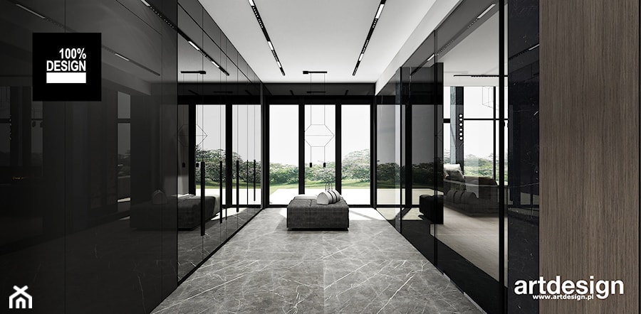 minimalistyczna aranżacja holu - zdjęcie od ARTDESIGN architektura wnętrz