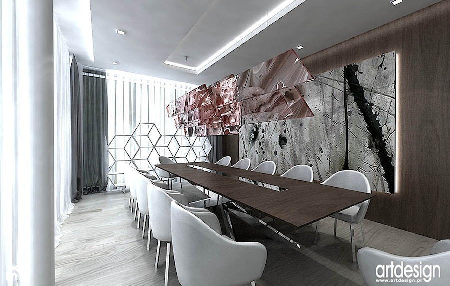 jadalnia w luksuoswej jadalni - wnętrza - zdjęcie od ARTDESIGN architektura wnętrz
