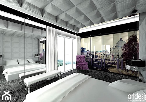 luksusowa sypialnia - projekty - zdjęcie od ARTDESIGN architektura wnętrz
